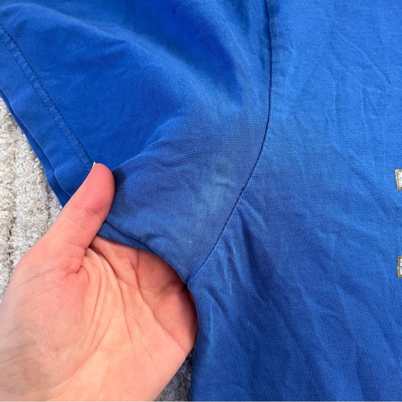 Vintage Nike blue spellout t-shirt, size L 🔥 - Picture 4 of 5